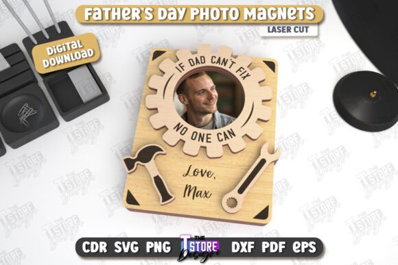 Download Father’s Day Photo Magnet | Gift Idea - Gift idea Collection