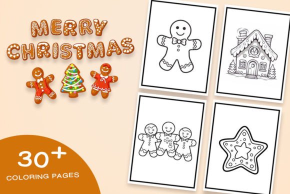 Download Christmas Gingerbread Coloring Pages - Christmas Collection