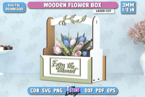 Download Flower Box | Mother's Day Gift Idea |CNC - Gift idea Collection