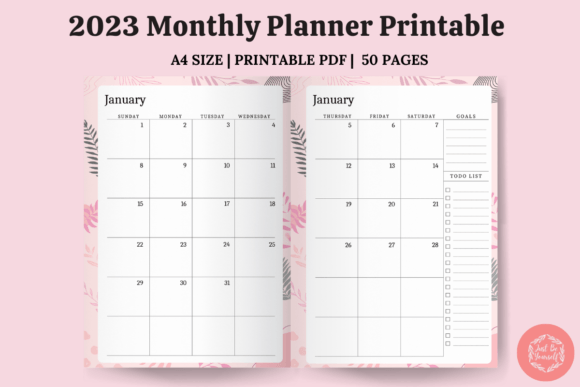 Download 2023 Monthly Planner Printable - Premium Resources